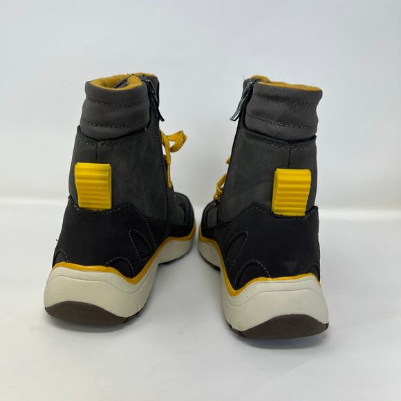 Santana Canada Torino Womens Size 6M Gray Yellow Warm Winter Boots - Picture 4 of 12